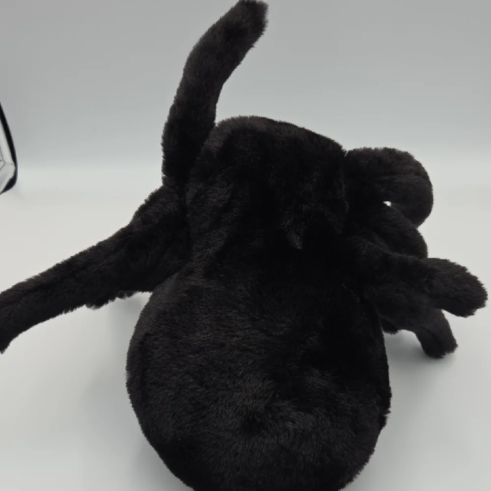 Target 2024 Hyde & Eek! Spider Halloween Faux Shearling Throw Pillow Plush Black